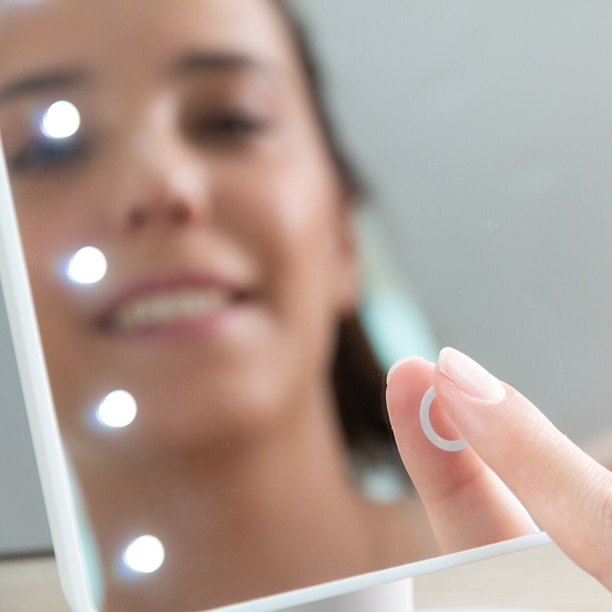 Touch LED Makeup Mirror — Adjustable Brightness Vanity Light