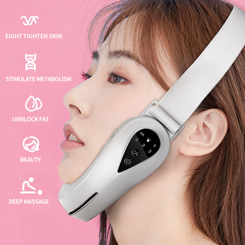 EMS Facial Lifting Massager — V-Shape Face Tightening Device