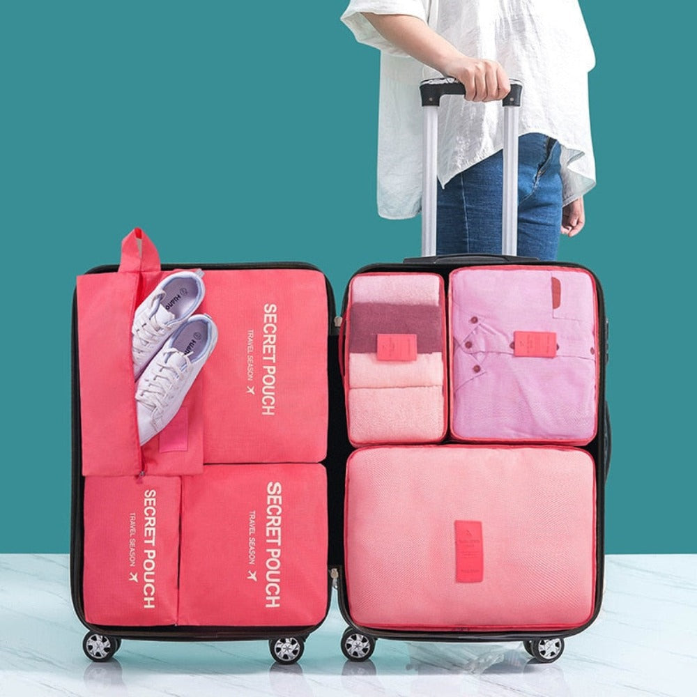 7-Piece Suitcase Organizer Set — Travel Packing Cubes