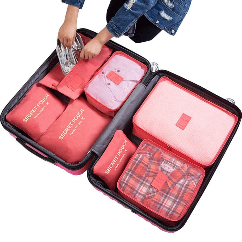 7-Piece Suitcase Organizer Set — Travel Packing Cubes