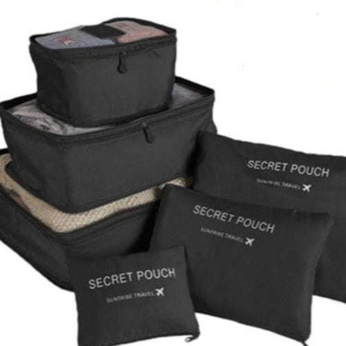 7-Piece Suitcase Organizer Set — Travel Packing Cubes