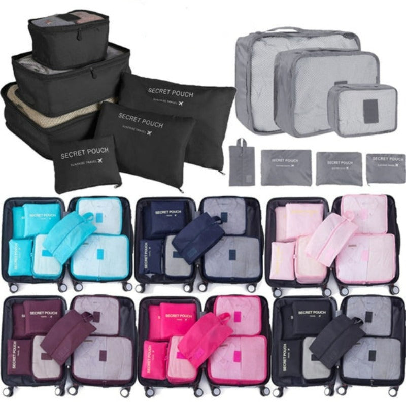 7-Piece Suitcase Organizer Set — Travel Packing Cubes