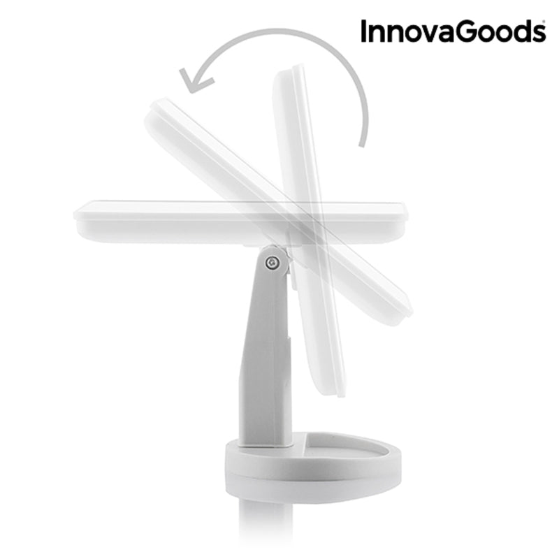 Touch LED Makeup Mirror — Adjustable Brightness Vanity Light