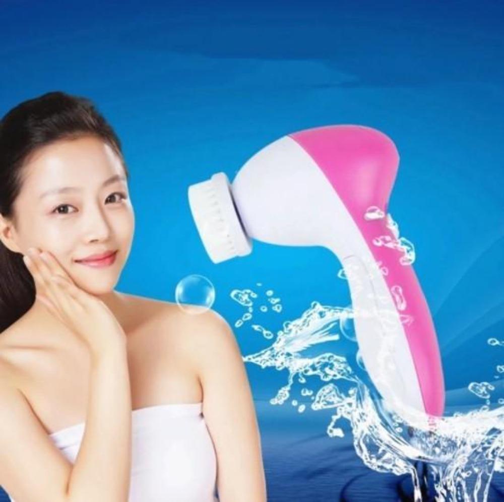 5-in-1 Electric Facial Cleansing Brush Set — Deep Pore Clean