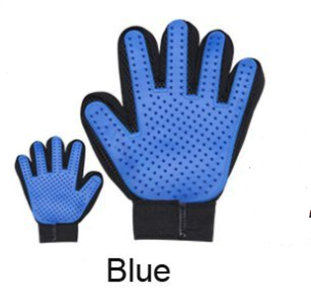 Pet Hair Remover Grooming Gloves — Dogs & Cats